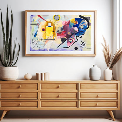 Wassily Kandinsky Abstract Art Geometric Shapes Print Modern Wall Decor -  Suprematism Art Bauhaus Style