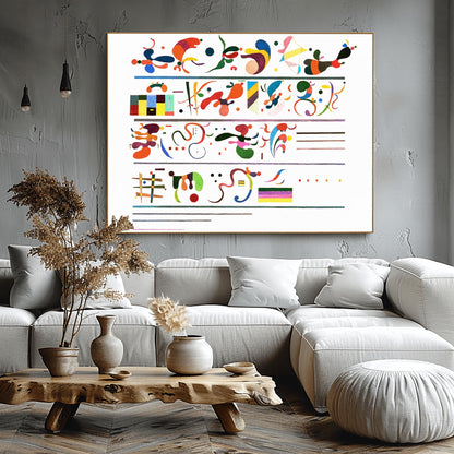 Wassily Kandinsky 'Succession' Print, Abstract Expressionist Poster, Modern Art Gallery Wall Decor