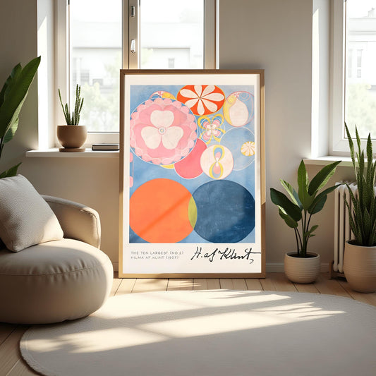 Hilma af Klint The Ten Largest No. 2, Abstract Flower Art Print, Spiritual Botanical Poster, Hilma af Klint Wall Art Modernist Gallery Decor